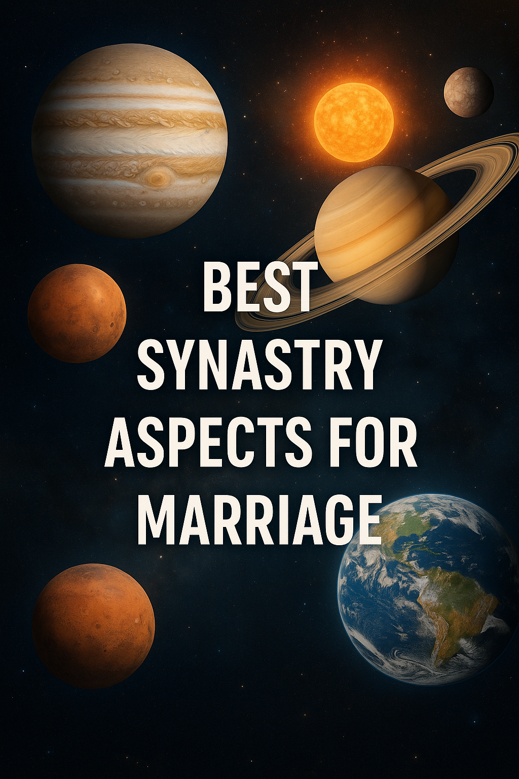 Best Synastry Aspects for Marriage & Long-Term Love