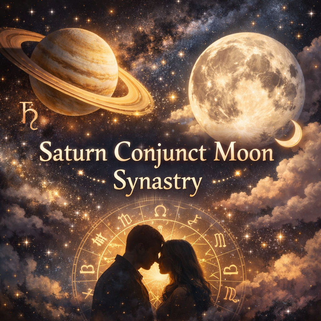 Saturn Conjunct Moon Synastry: Love or Fear?