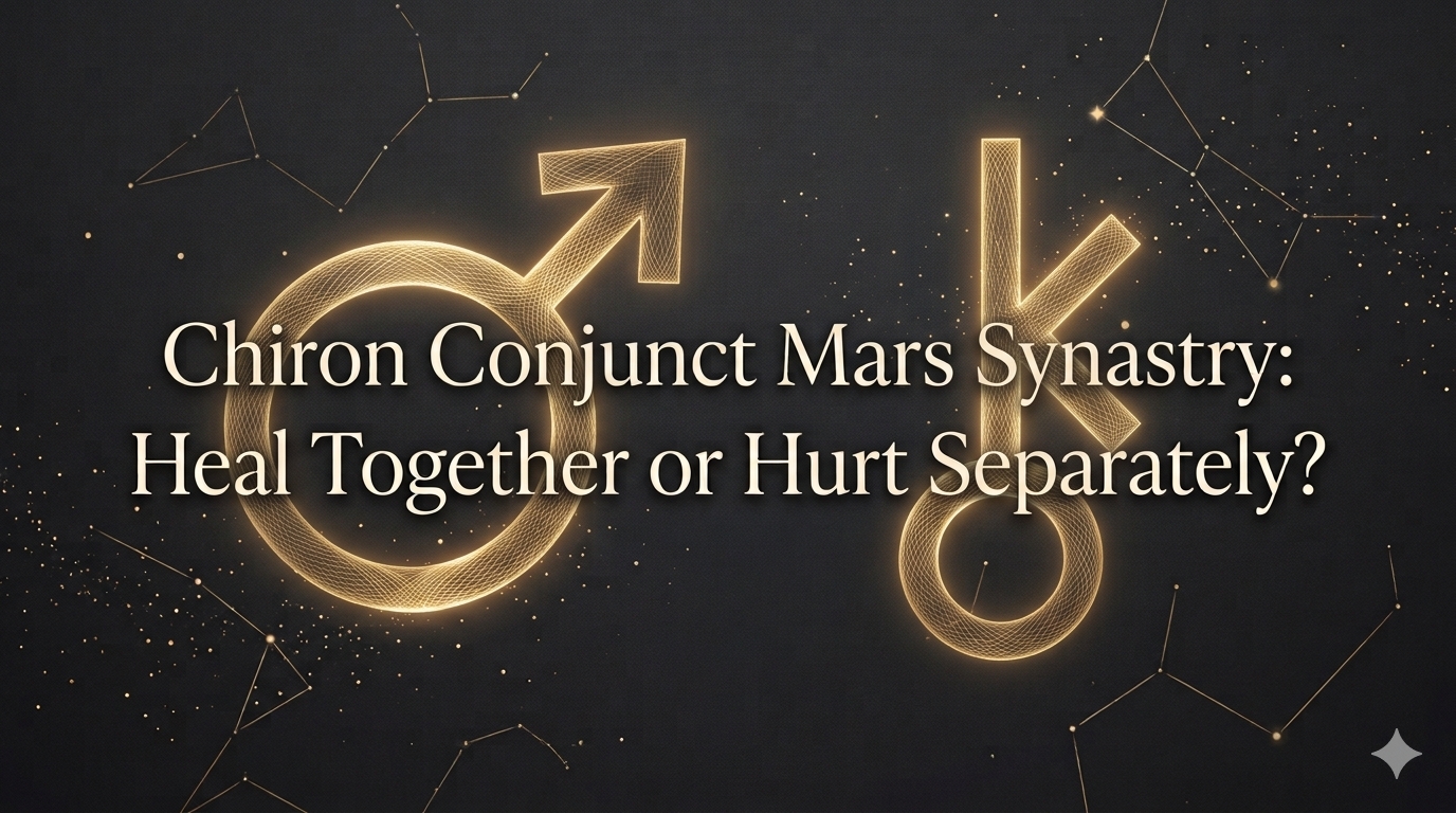 Chiron Conjunct Mars Synastry: Heal Together or Hurt Separately?